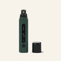 Deep green quiet rechargeable nail grinder for dogs and cats with protective cap