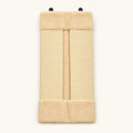 Beige foldable sisal corner scratching post for cats