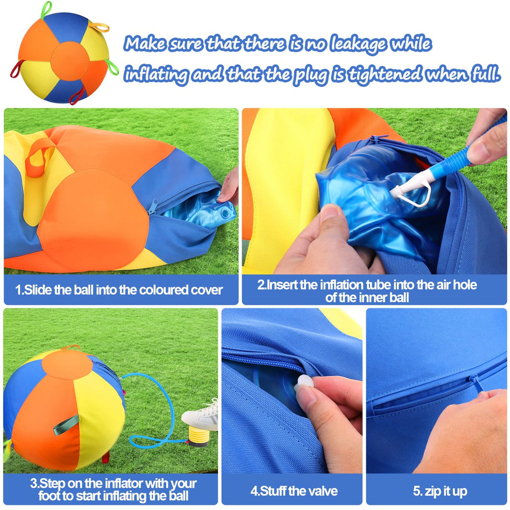 How to inflate and assemble the 45 cm dog herding ball
