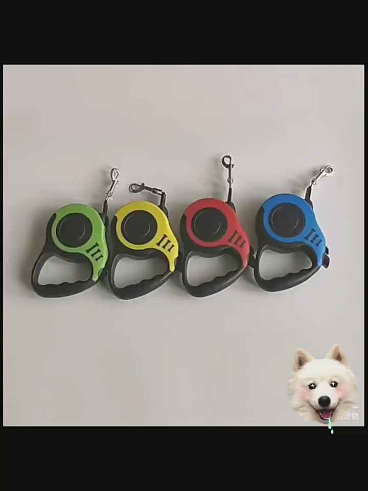 Retractable dog leash demo video